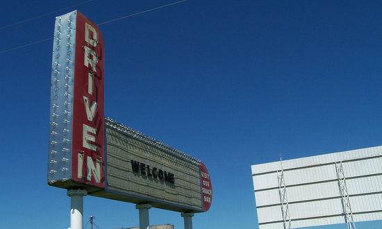 The Skyview Drive-in, Litchfield, Illinois, on Historic US Route 66