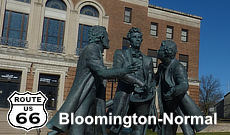 Click to visit Bloomington and Normal, Illinois on Historic U.S. Route 66