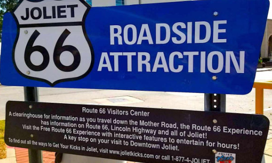 Joliet, Illinois Route 66 Visitors Center, a Roadside Attraction along the Mother Road