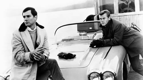 Buz and Tod on the Corvette on the TV series Route 66
