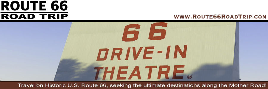 The 66 Drive-In Theatre, Carthage, Missouri, along the Mother Road, Historic Route 66