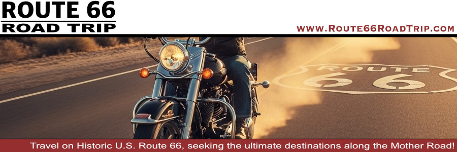 Road travel by motorcycle across all eight states along Historic US Route 66