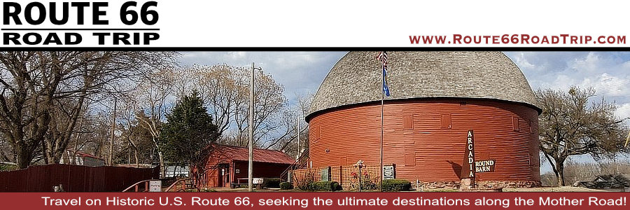 Road trip on Route 66 to Arcadia, Oklahoma