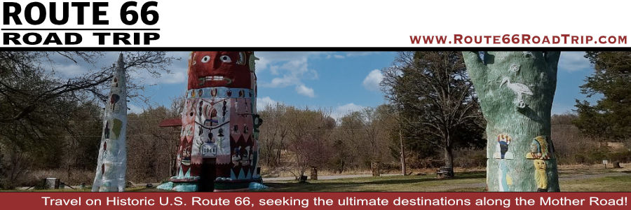Ed Galloway's Totem Pole Park in Oklahoma near Route 66