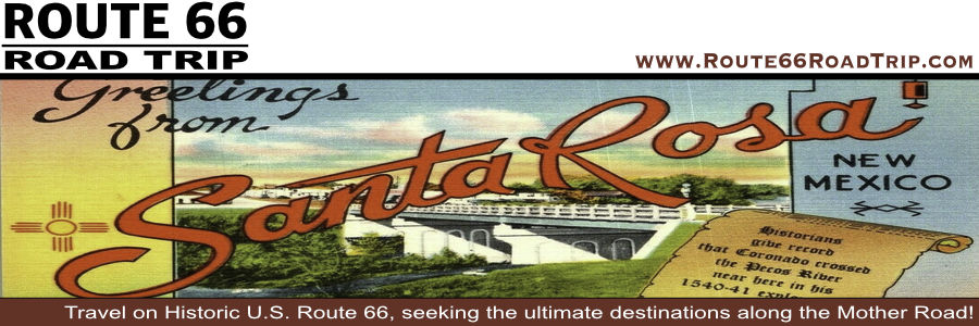 Road Trip Visitors Guide for Santa Rosa, New Mexico on US Route 66, attractions, maps and photographs