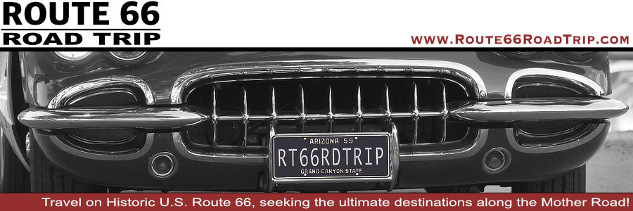 Chevrolet Corvettes along Historic U.S. Route 66