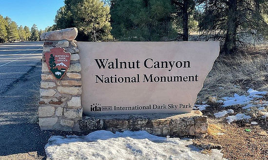 Walnut Canyon National Monument near Flagstaff, Arizona