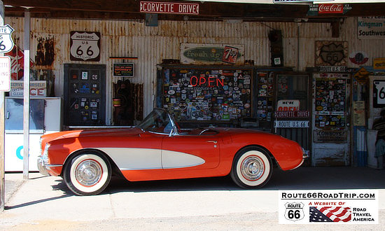 Corvette Drive at Hackberry, Arizona, between Seligman and Kingman on U.S. Route 66