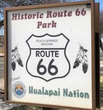 Historic Route 66 Park in Peach Springs, Arizona ... Hualapai Nation