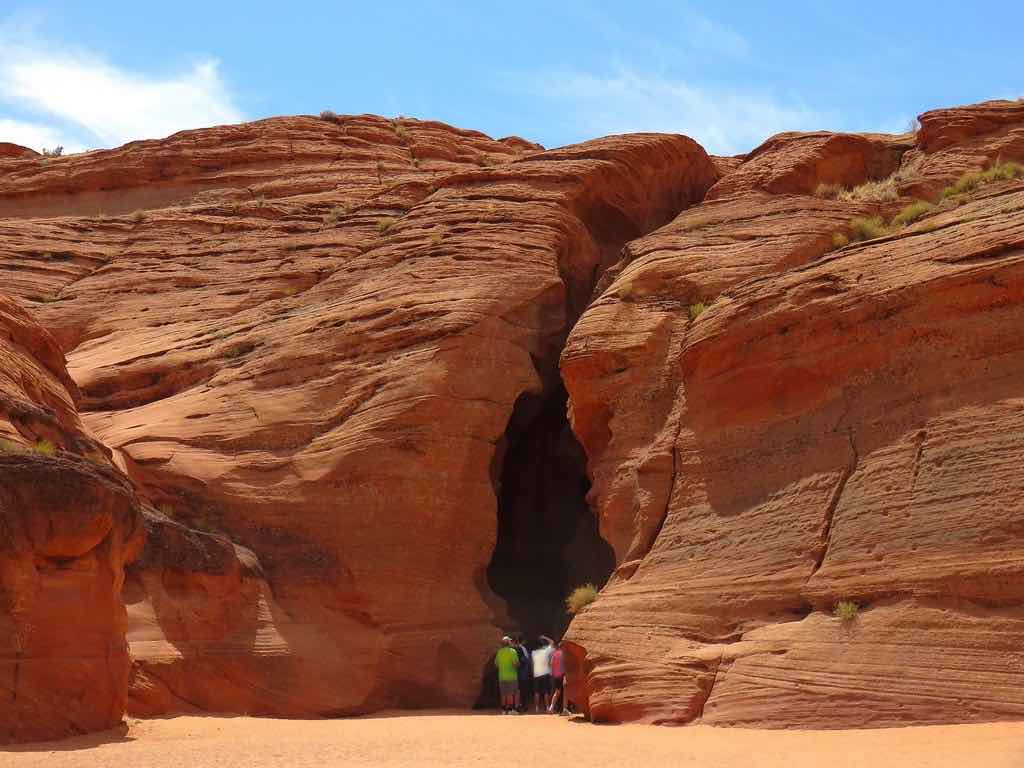 Entrance area at Upper Antelope Canyon