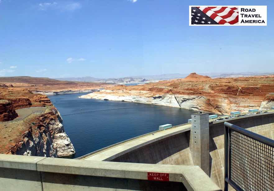 View of Lake Powell from the Carl Hayden Visitor Center 