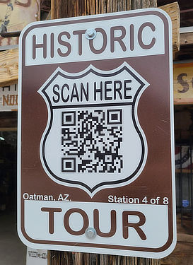 Station stop on the Historic Oatman Arizona tour