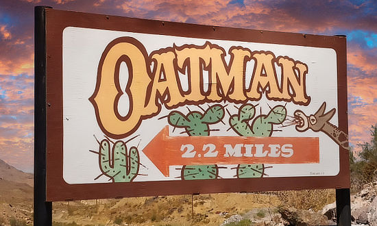 Oatman ... just another 2.2 miles!