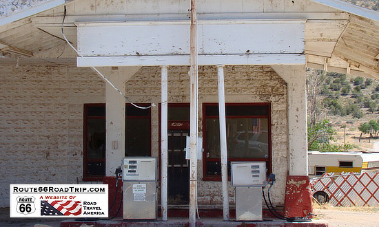 John Osterman Gas Station, Peach Springs, Arizona, on Historic Route 66