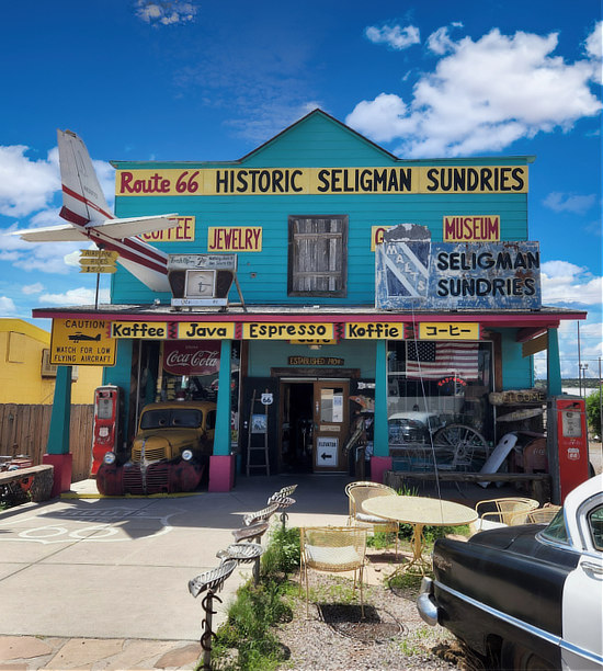 Historic Seligman Sundries on Route 66 in Arizona