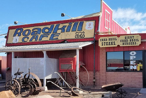 The Roadkill Cafe ... Seligman, Arizona, on Route 66