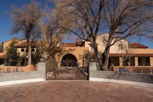 The historic La Posada Hotel, in Winslow, Arizona