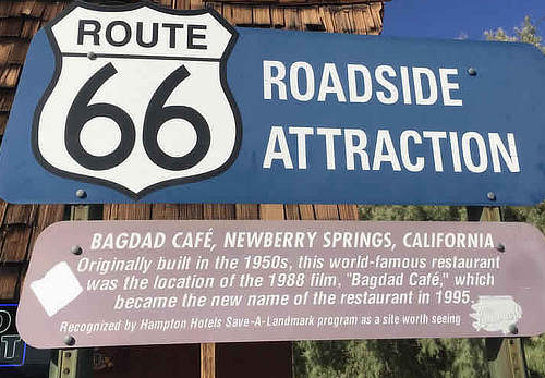 The Bagdad Cafe in California