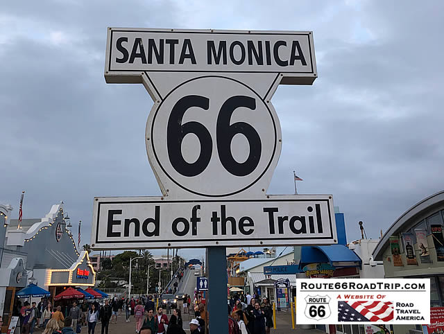 The End of the Trail ... Santa Monica, California