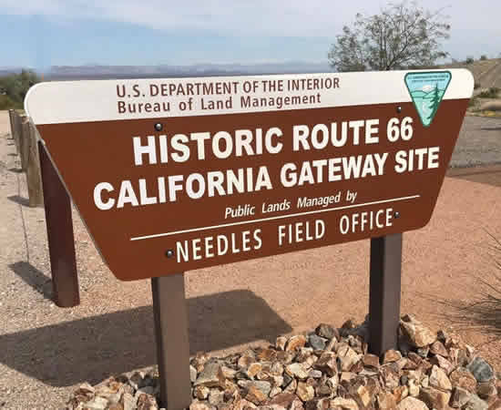 Historic Route 66 California Gateway Site