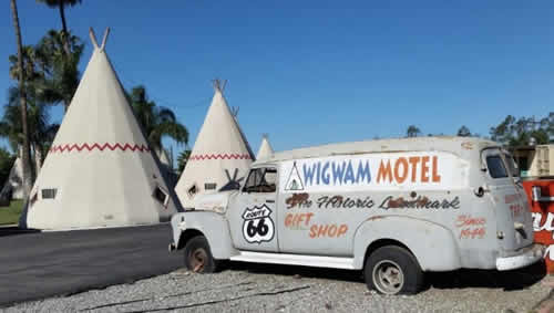 WigWam Motel in San Bernardino, California, since 1949