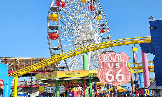 Santa Monica Pier in California