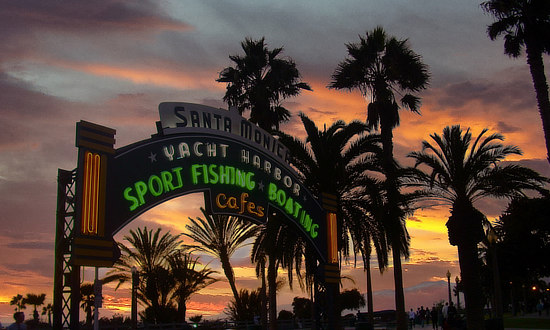 Santa Monica Pier in California