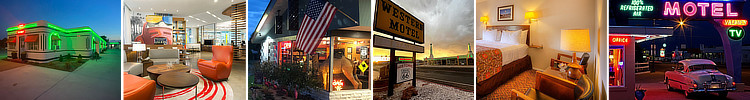Route 66 hotel listings and traveler reviews