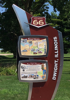 Dwight, Illinois Route 66 Kiosk