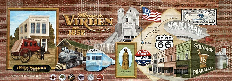 Virden, Illinois History Mural