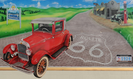 Welcome to Pontiac, Illinois  Route 66 mural