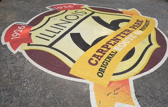 Carpenter Park Route 66 Trail in Springfield, Illinois