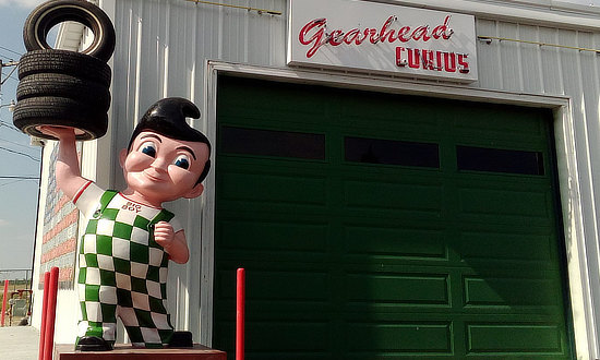 Big Boy at Gearhead Curios on Route 66 in Galena, Kansas