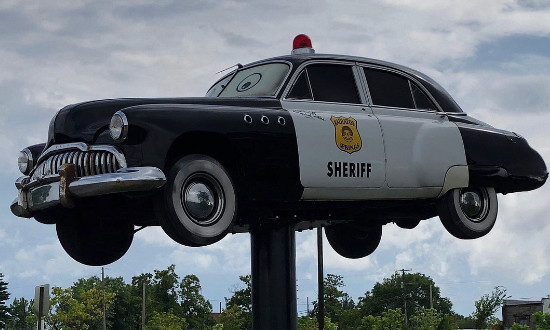 Radiator Springs Sheriff's Buick in Galena, Kansas