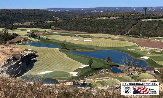 One of the many golf courses in Branson, Missouri