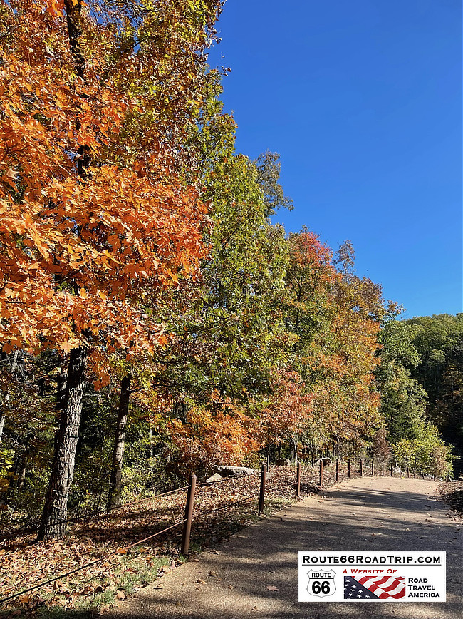 The fall colors are spectacular in Branson, Missouri