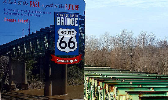 Save the historic Meramec River Bridge at the Route 66 State Park near St. Louis, Missouri