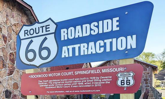 Route 66 Roadside Attraction: Rockwood Motor Court in Springfield, Missouri
