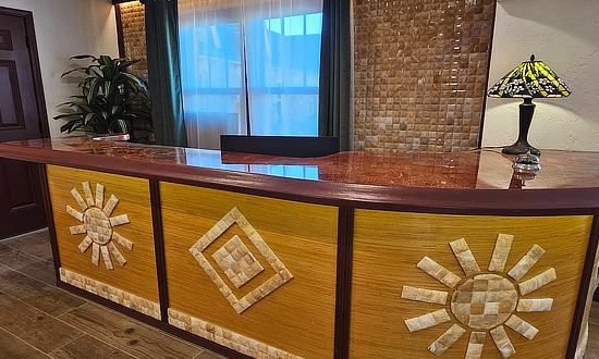 The office at the Shamrock Court in Sullivan, Missouri on Historic US Route 66