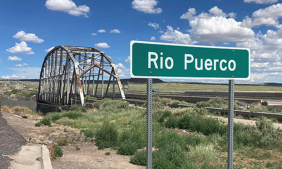Historic Route 66 Rio Puerco Bridge just west of Albuquerque