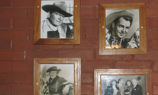 Famous cowboy stars at the Hotel El Rancho in Gallup, New Mexico