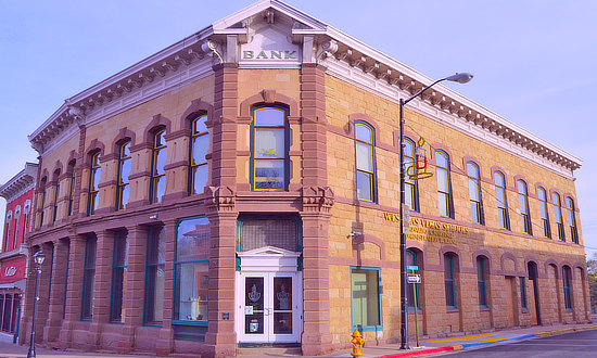 First National Bank buildingh in Las Vegas, New Mexico