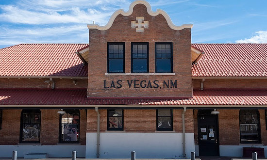 Railroad depot in Las Vegas, New Mexico