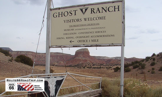 The Ghost Ranch near Santa Fe