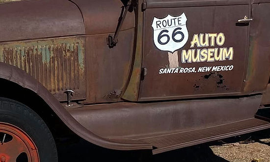 Old rusted truck at the Route 66 Auto Museum, Santa Rosa, New Mexico