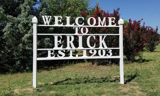 Welcome to Erick, Oklahoma ... Established in 1903