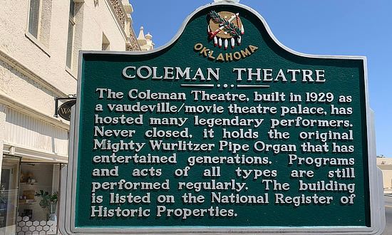 The Coleman Theater, Miami, Oklahoma, along Historic Route 66