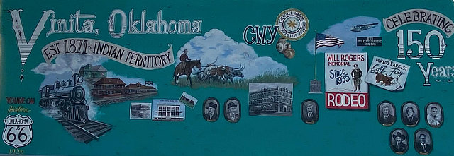 Vinita Oklahoma on Historic US Route 66 ... established 1871