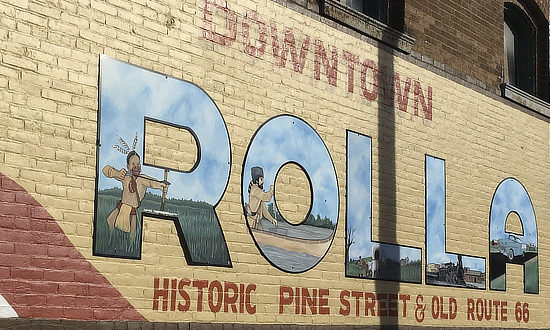 Downtown Rolla, Missouri mural
