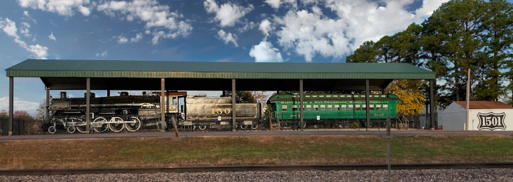 Frisco Steam Engine 1501 in Rolla, Missouri, Schuman Park at 16th and Walnut